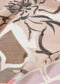 Liu Jo Fular con lurex® con estampado floral-Mujer Bufandas Y Pañuelos