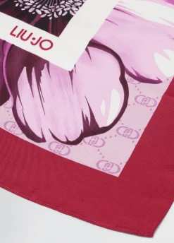 Liu Jo Fular floral-Mujer Bufandas Y Pañuelos