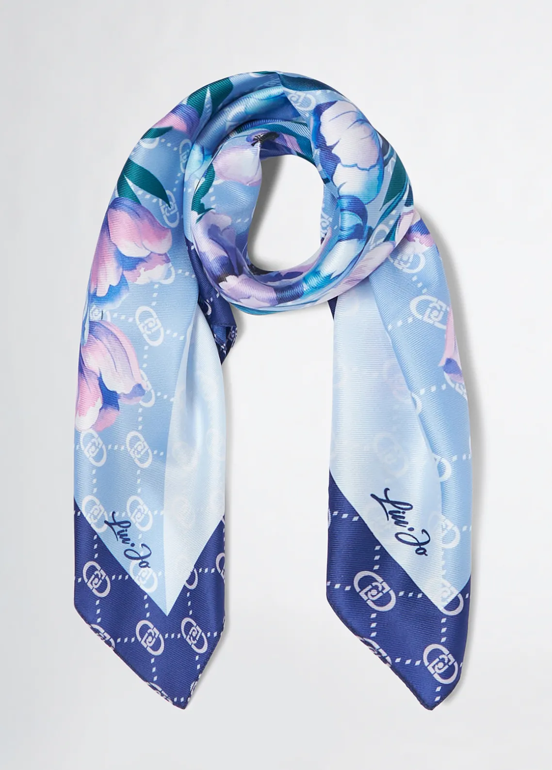 Liu Jo Fular floral-Mujer Bufandas Y Pañuelos