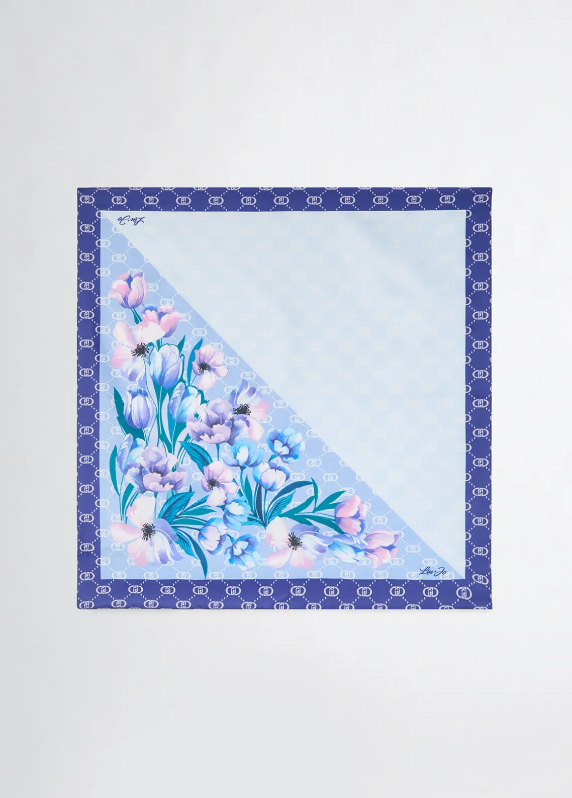 Liu Jo Fular floral-Mujer Bufandas Y Pañuelos