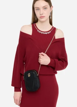 Liu Jo Funda para móvil con cadena-Mujer Bolsos Bandoleras
