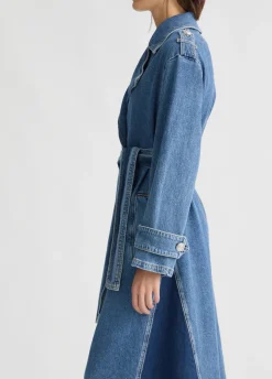 Liu Jo Gabardina vaquera-Mujer Abrigos Y Chalecos|Chaquetas
