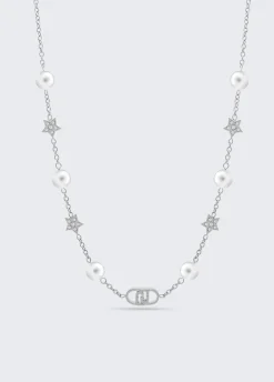 Liu Jo Gargantilla con perlas sintéticas-Mujer Joyas