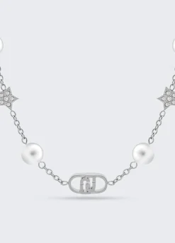 Liu Jo Gargantilla con perlas sintéticas-Mujer Joyas
