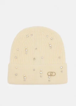 Liu Jo Gorro con strass y perlas-Mujer Gorros