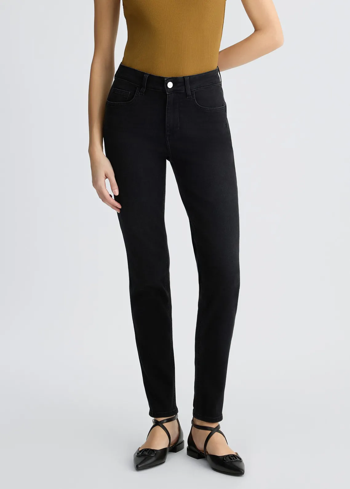 Liu Jo Jeans ajustados con pedrería-Mujer Vaqueros Pitillo