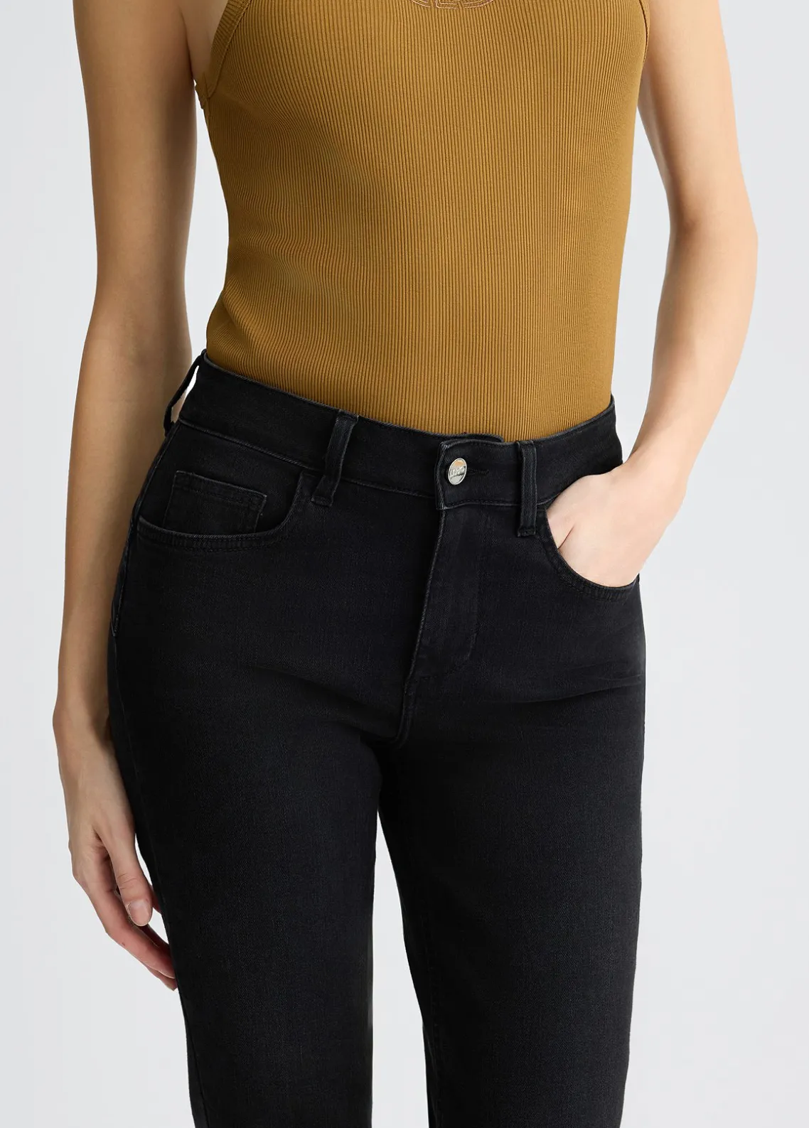 Liu Jo Jeans ajustados con pedrería-Mujer Vaqueros Pitillo