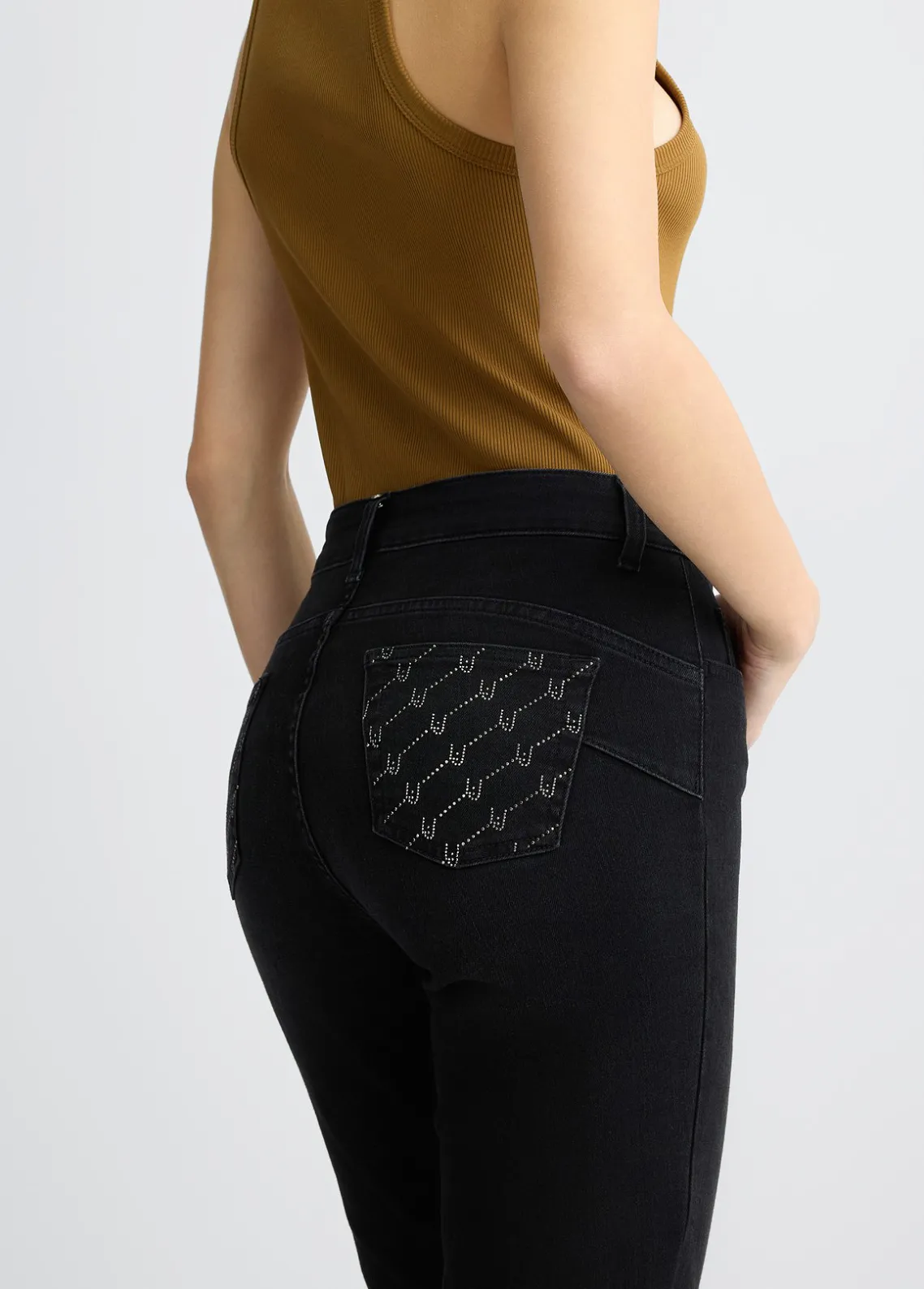 Liu Jo Jeans ajustados con pedrería-Mujer Vaqueros Pitillo