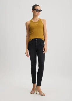 Liu Jo Jeans ajustados de cintura alta-Mujer Vaqueros Pitillo