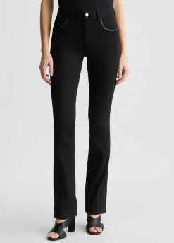 Liu Jo Jeans bootcut con strass-Mujer Bootcut