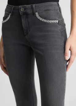 Liu Jo Jeans bootcut con strass-Mujer Vaqueros Pitillo