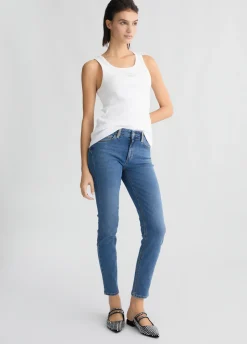 Liu Jo Jeans pitillo con pedrería-Mujer Vaqueros Pitillo