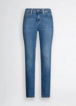 Liu Jo Jeans pitillo con pedrería-Mujer Vaqueros Pitillo