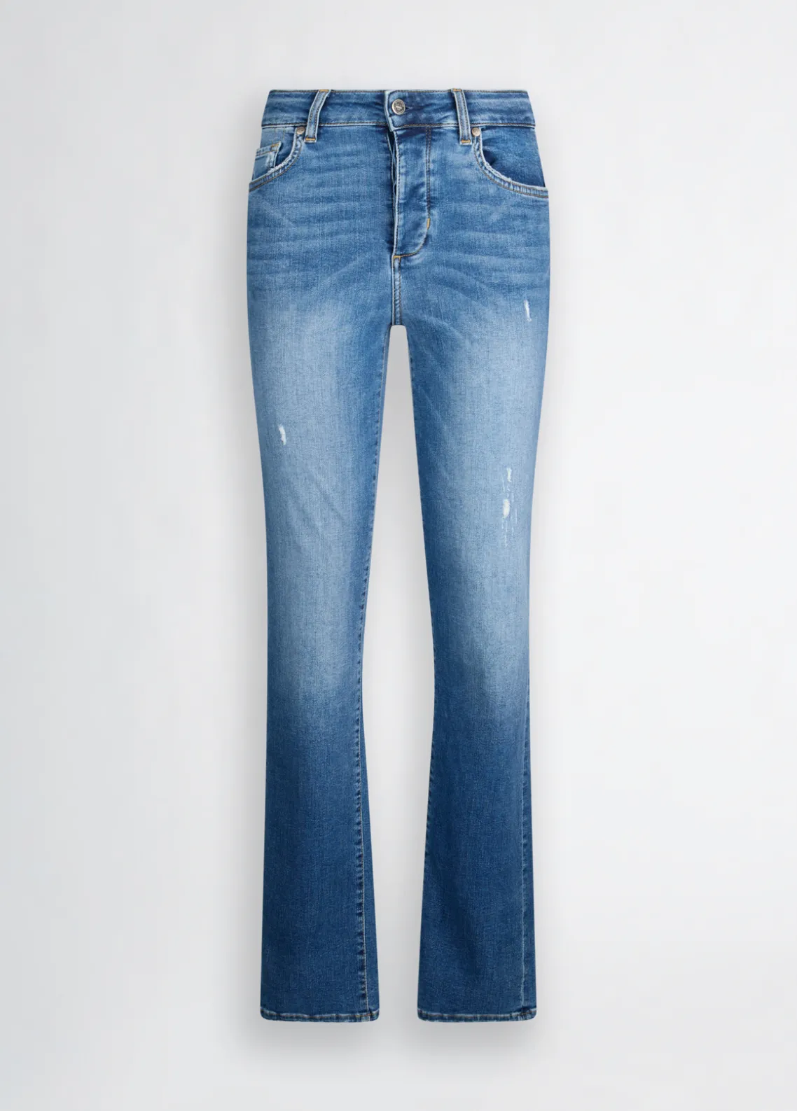 Liu Jo Jeans rectos de tiro alto-Mujer Vaqueros Rectos