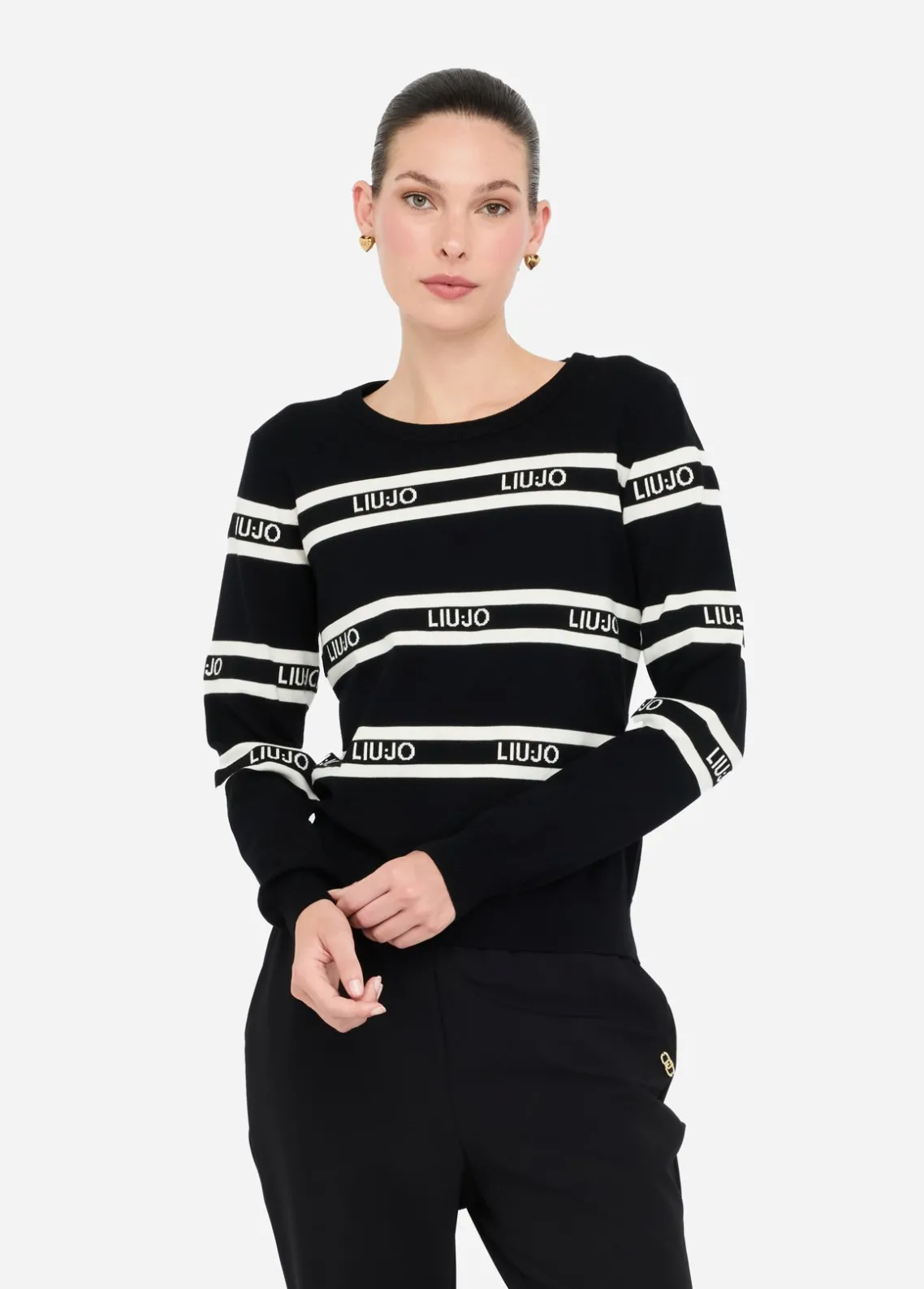 Liu Jo Jersey a rayas-Mujer Ropa Deportiva|Cárdigans Y Jerséis