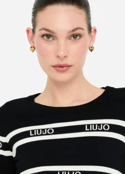 Liu Jo Jersey a rayas-Mujer Ropa Deportiva|Cárdigans Y Jerséis