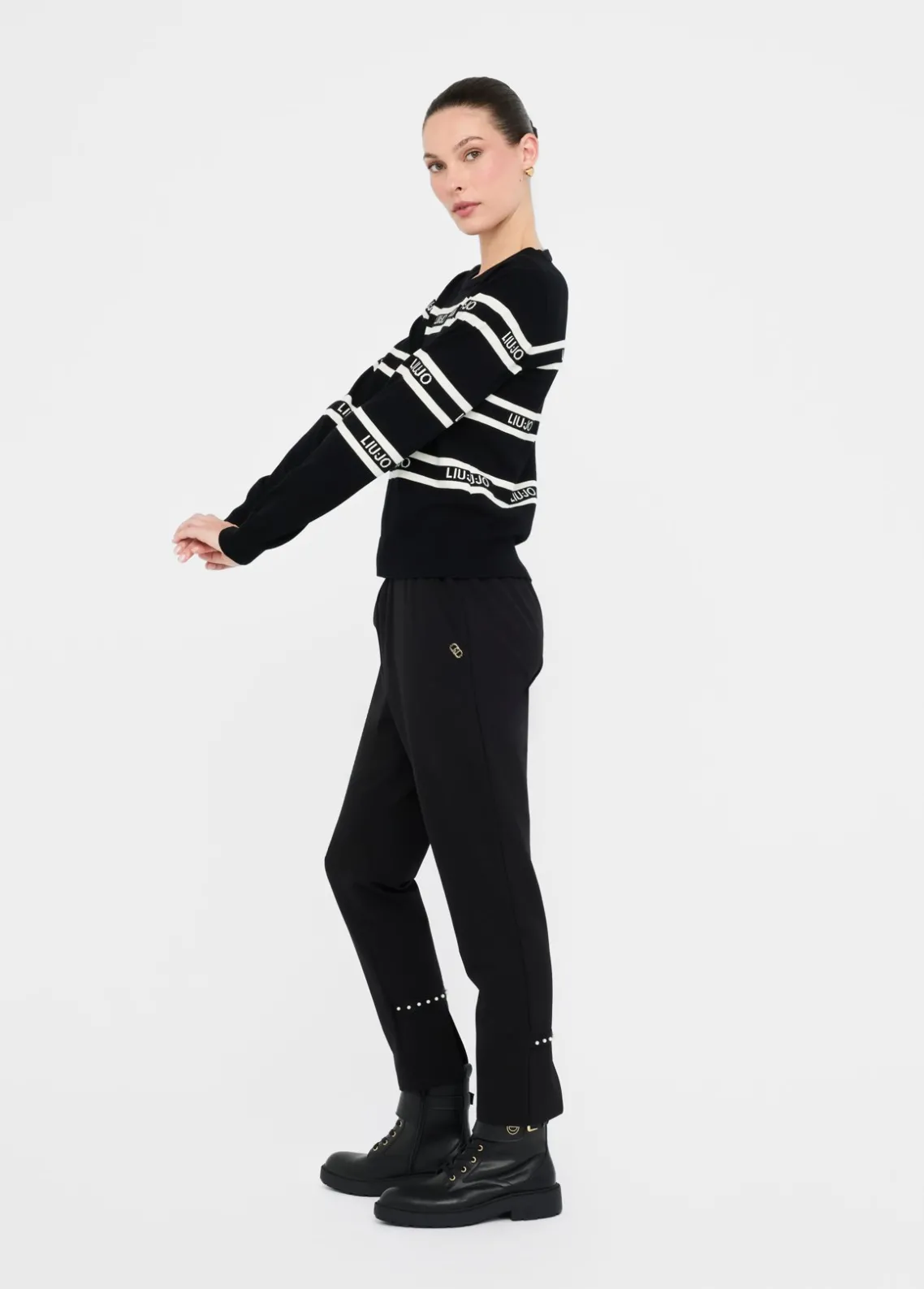 Liu Jo Jersey a rayas-Mujer Ropa Deportiva|Cárdigans Y Jerséis