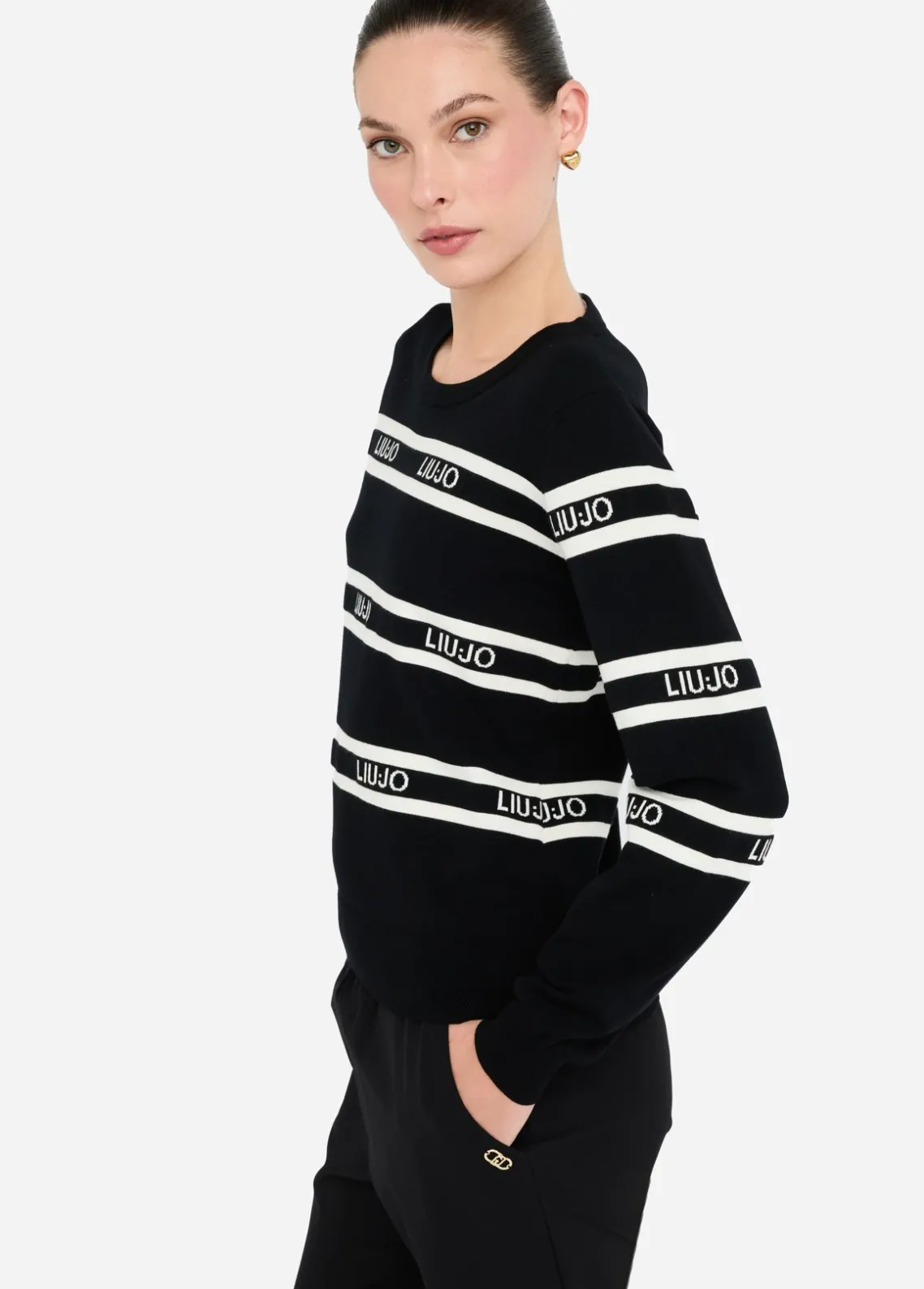 Liu Jo Jersey a rayas-Mujer Ropa Deportiva|Cárdigans Y Jerséis