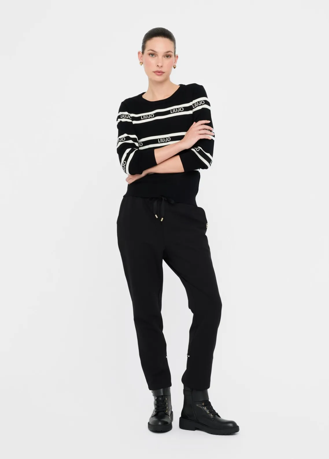 Liu Jo Jersey a rayas-Mujer Ropa Deportiva|Cárdigans Y Jerséis