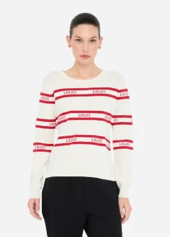 Liu Jo Jersey a rayas-Mujer Ropa Deportiva|Cárdigans Y Jerséis