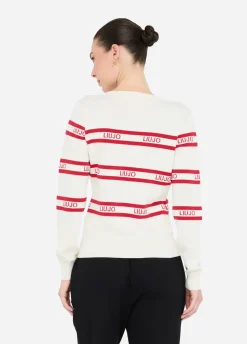 Liu Jo Jersey a rayas-Mujer Ropa Deportiva|Cárdigans Y Jerséis