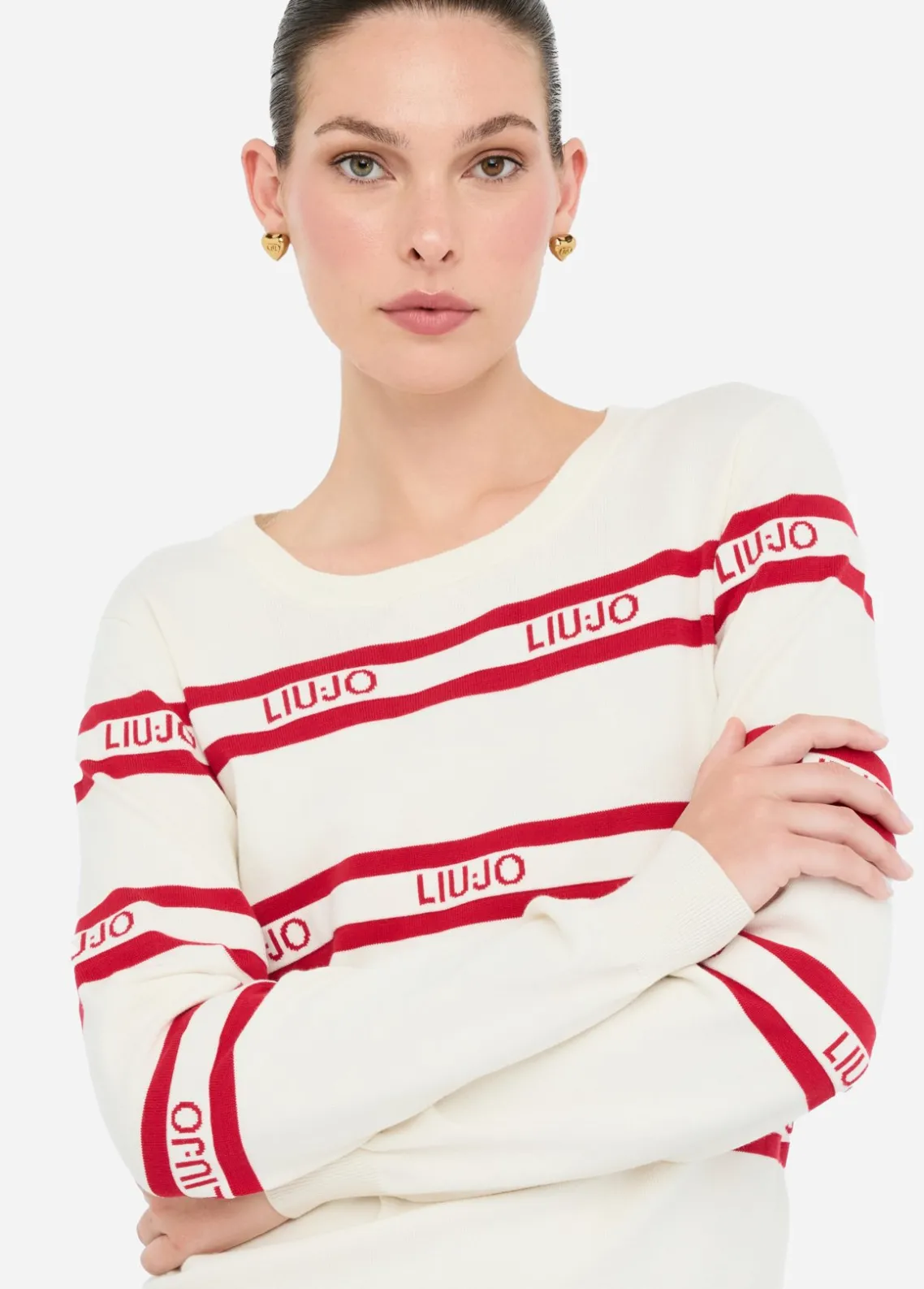 Liu Jo Jersey a rayas-Mujer Ropa Deportiva|Cárdigans Y Jerséis