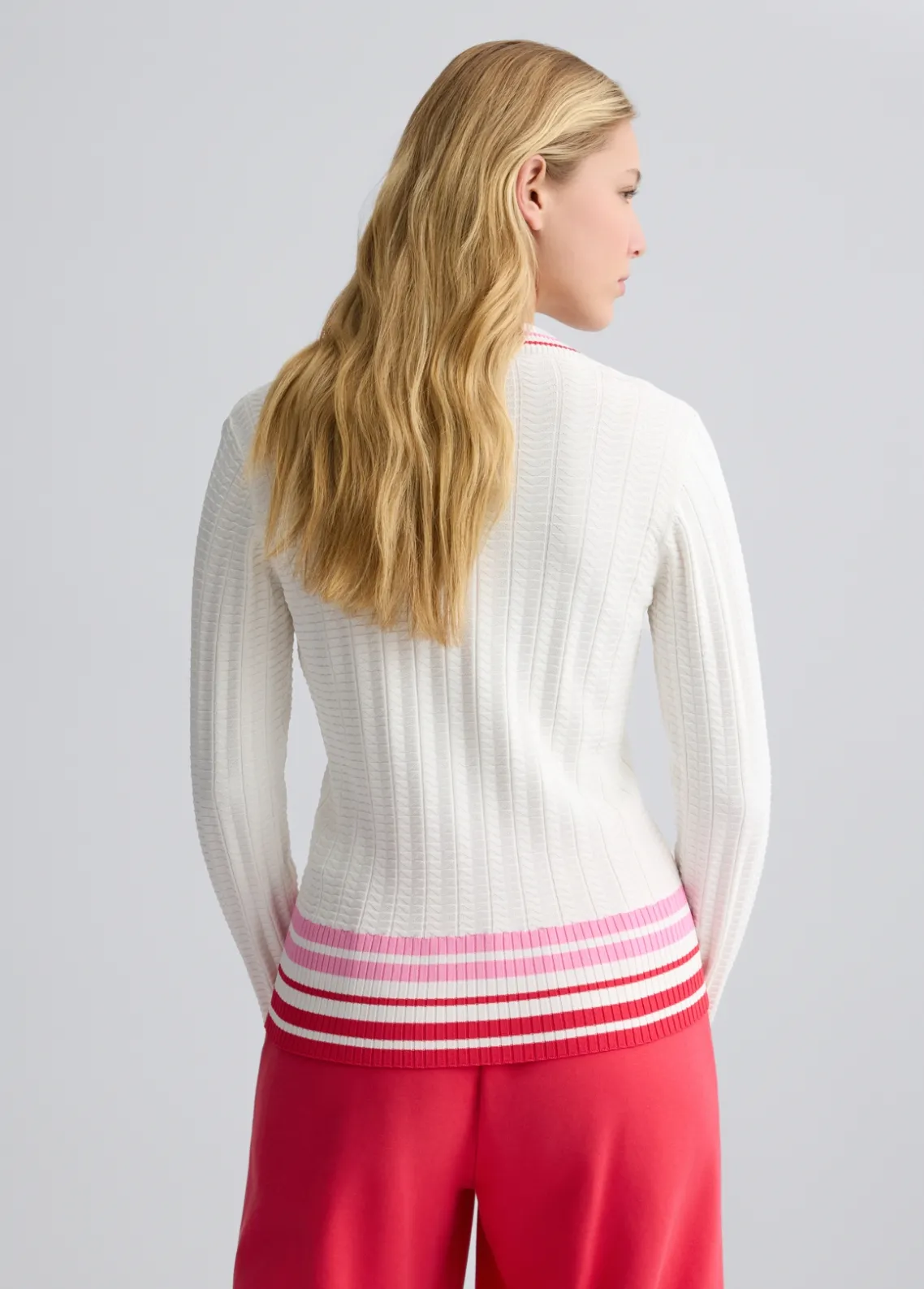 Liu Jo Jersey a rayas de color-Mujer Ropa Deportiva|Cárdigans Y Jerséis