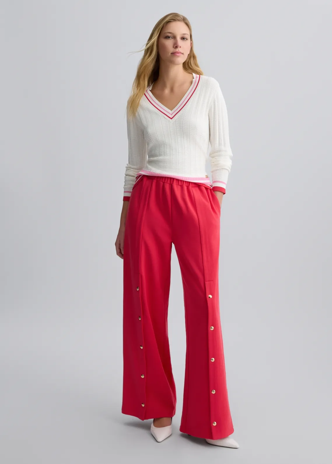Liu Jo Jersey a rayas de color-Mujer Ropa Deportiva|Cárdigans Y Jerséis