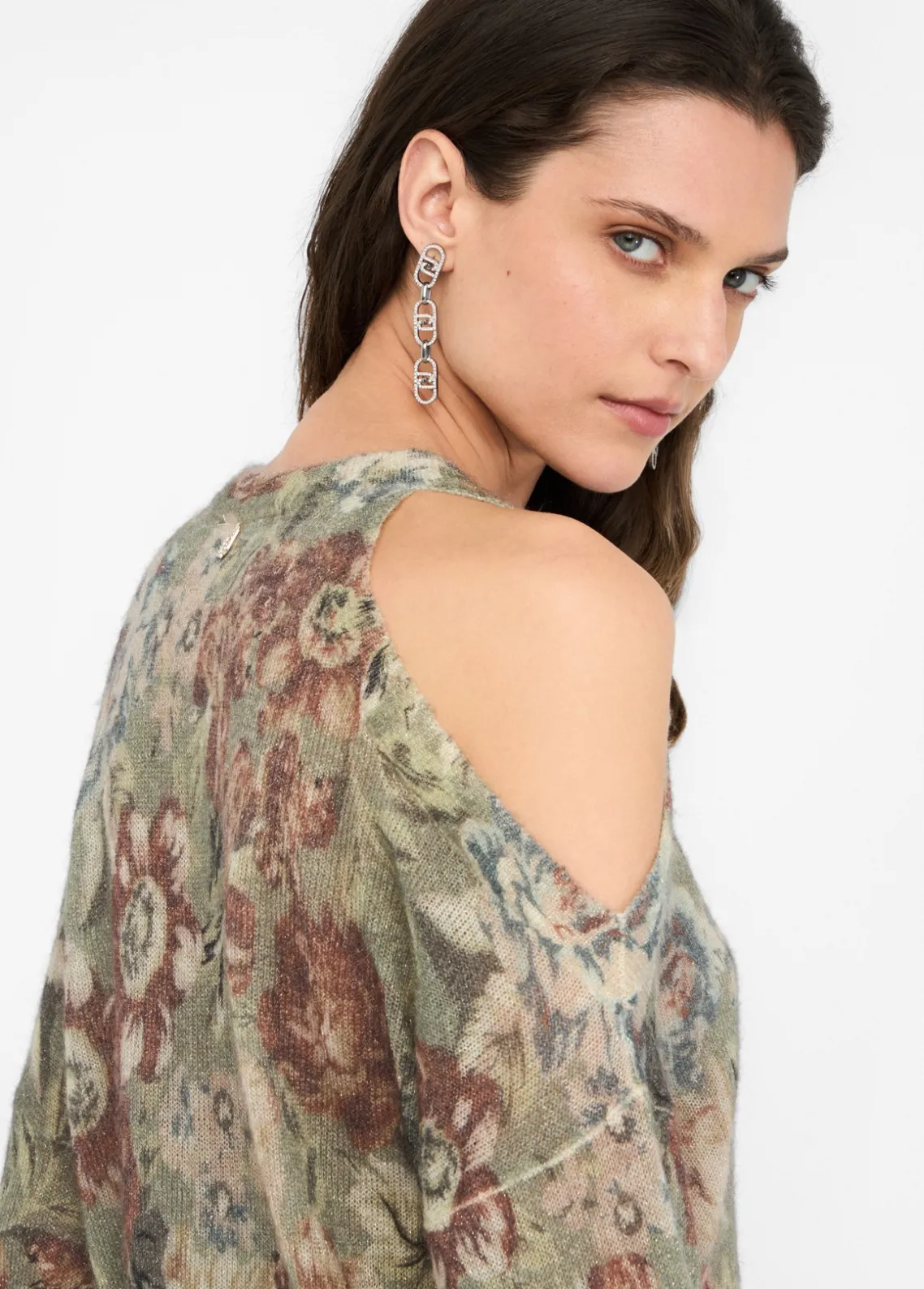 Liu Jo Jersey con abertura-Mujer Cárdigans Y Jerséis