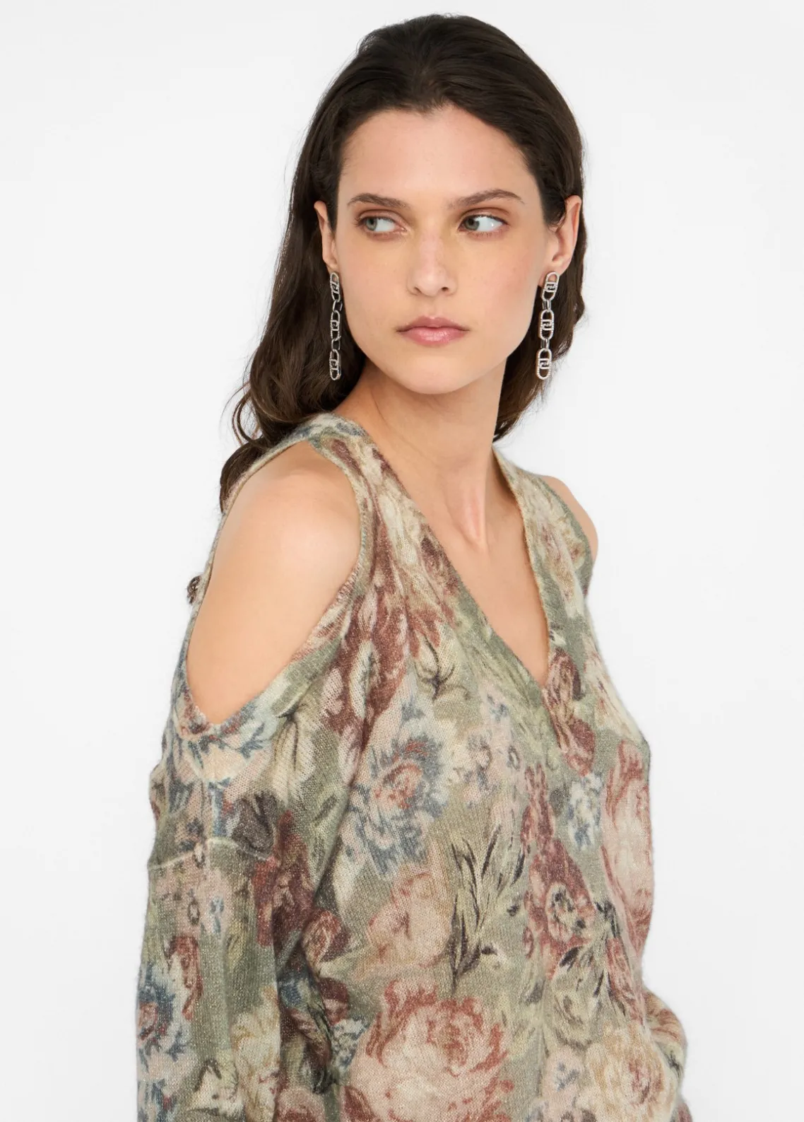 Liu Jo Jersey con abertura-Mujer Cárdigans Y Jerséis