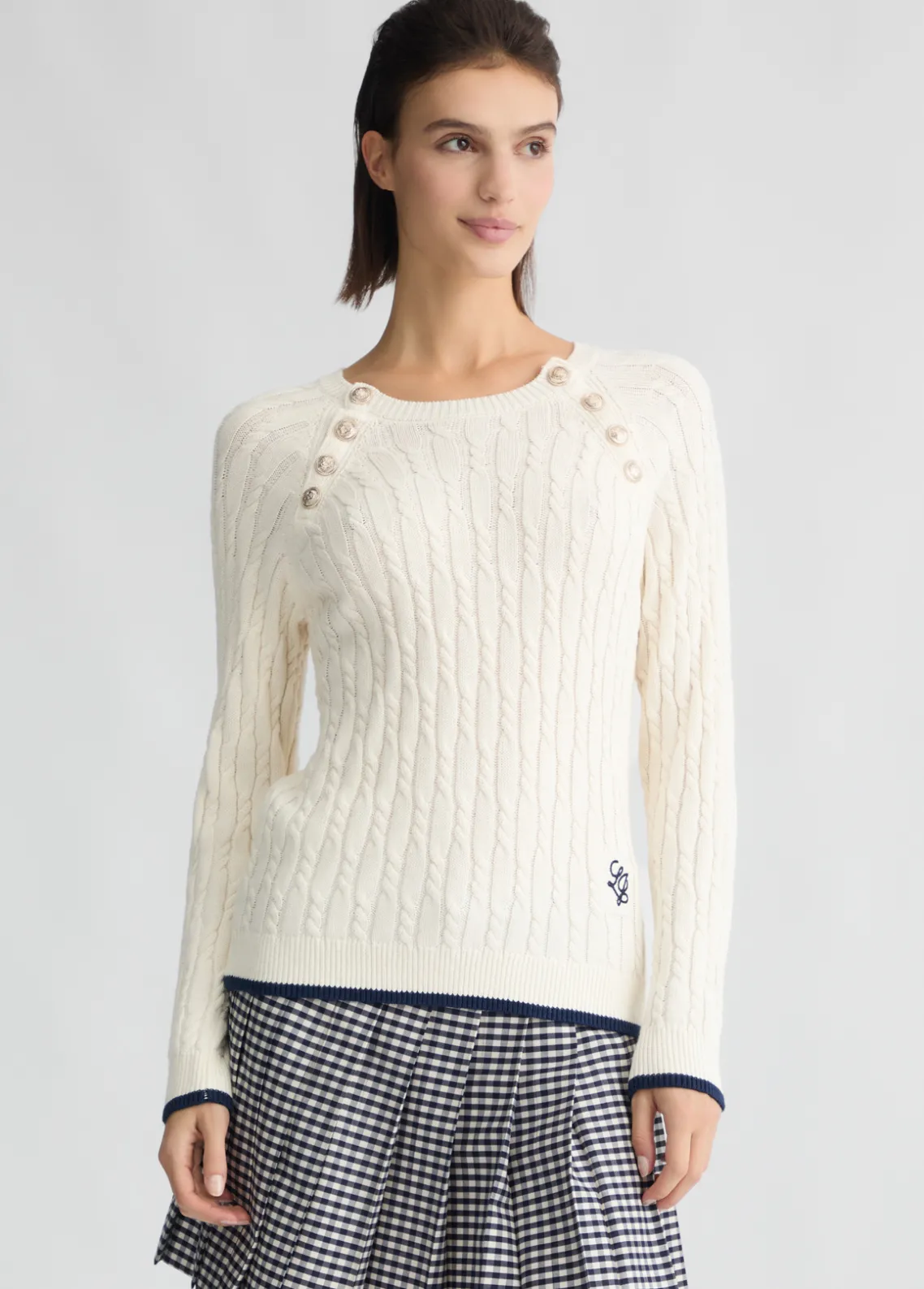Liu Jo Jersey con botones-Mujer Cárdigans Y Jerséis