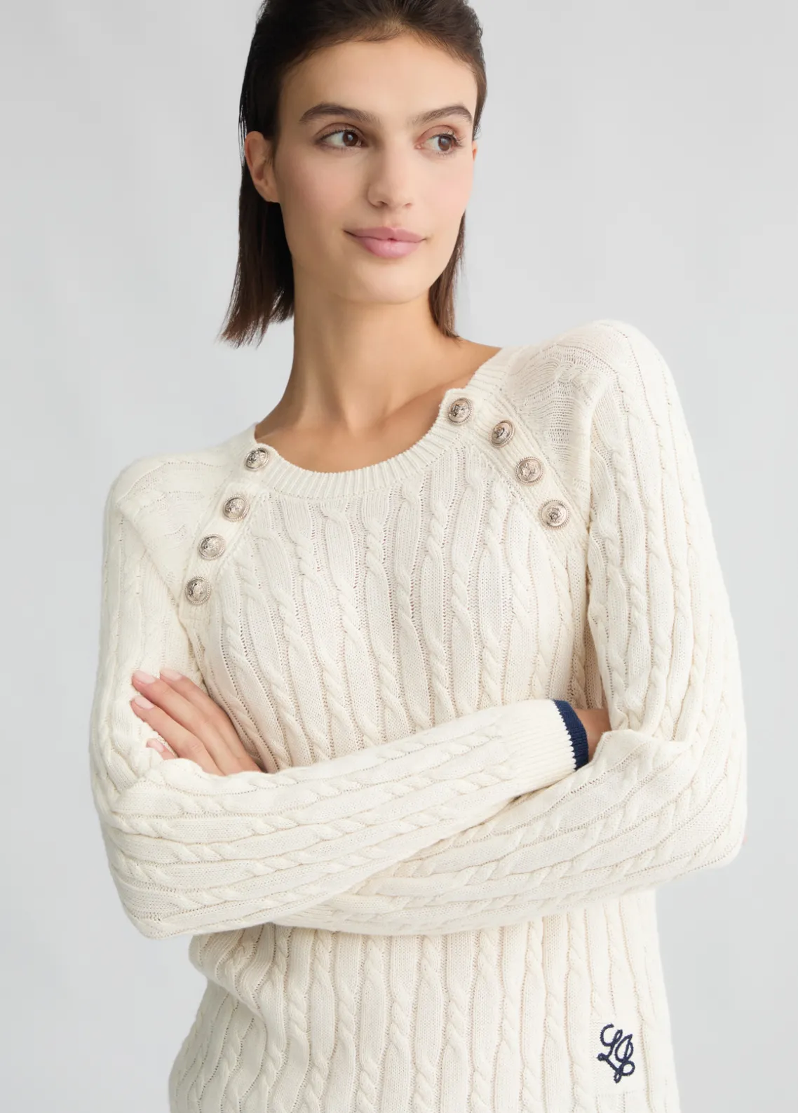Liu Jo Jersey con botones-Mujer Cárdigans Y Jerséis