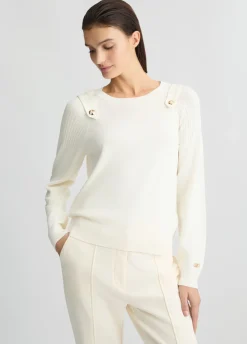 Liu Jo Jersey con botones-Mujer Ropa Deportiva|Cárdigans Y Jerséis