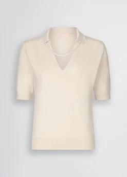 Liu Jo Jersey con collar-Mujer Cárdigans Y Jerséis