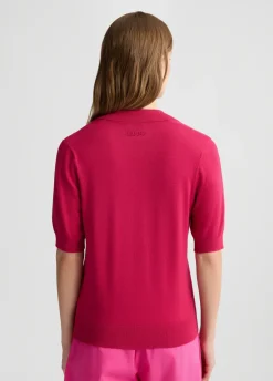Liu Jo Jersey con collar-Mujer Cárdigans Y Jerséis