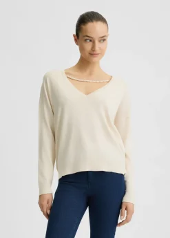 Liu Jo Jersey con collar-Mujer Cárdigans Y Jerséis