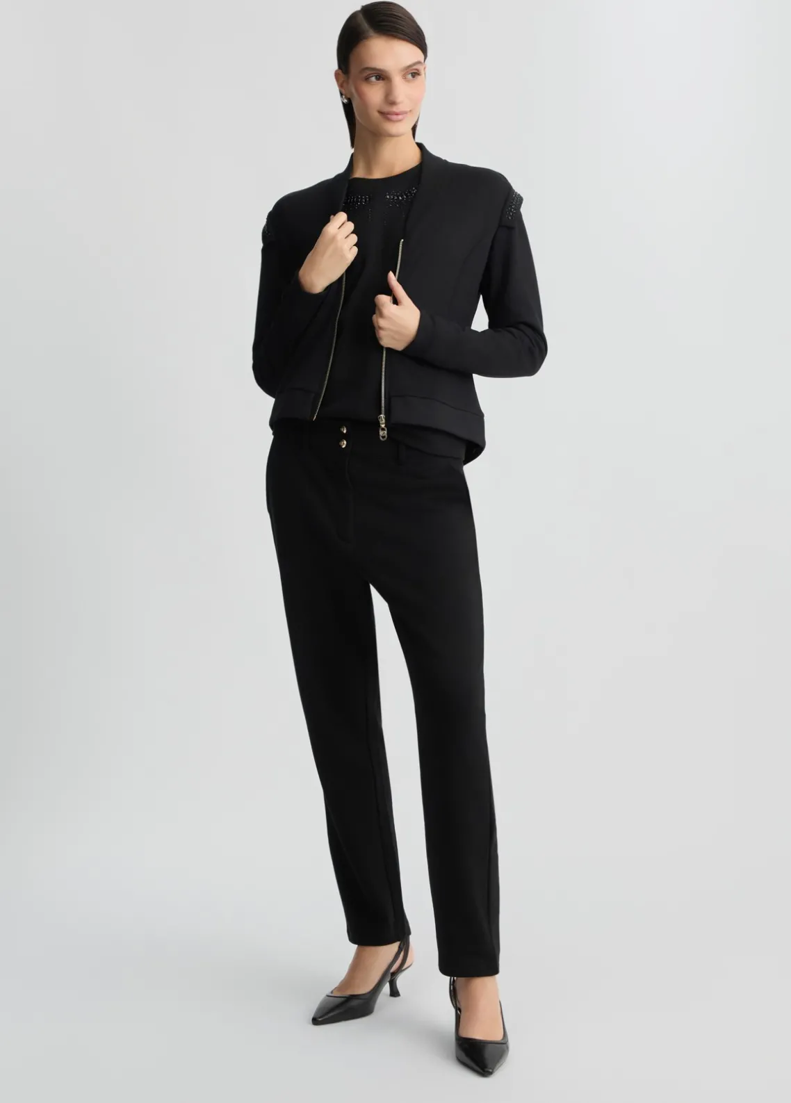 Liu Jo Jersey con cremallera-Mujer Ropa Deportiva|Chaquetas