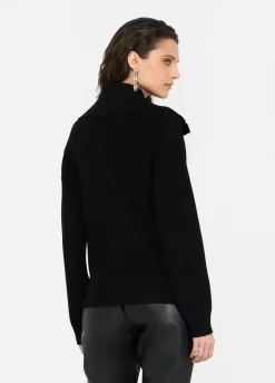 Liu Jo Jersey con cuello de gran tamaño-Mujer Cárdigans Y Jerséis