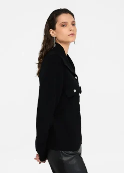 Liu Jo Jersey con cuello de gran tamaño-Mujer Cárdigans Y Jerséis