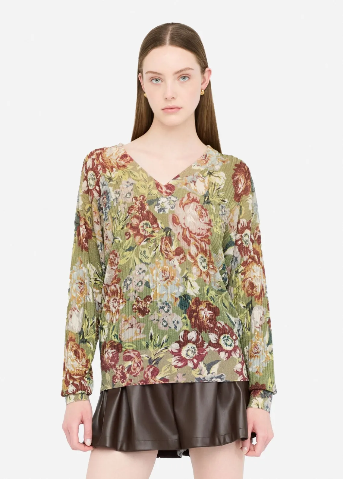 Liu Jo Jersey con cuello de pico-Mujer Cárdigans Y Jerséis