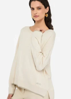 Liu Jo Jersey con detalles de lurex®-Mujer Cárdigans Y Jerséis