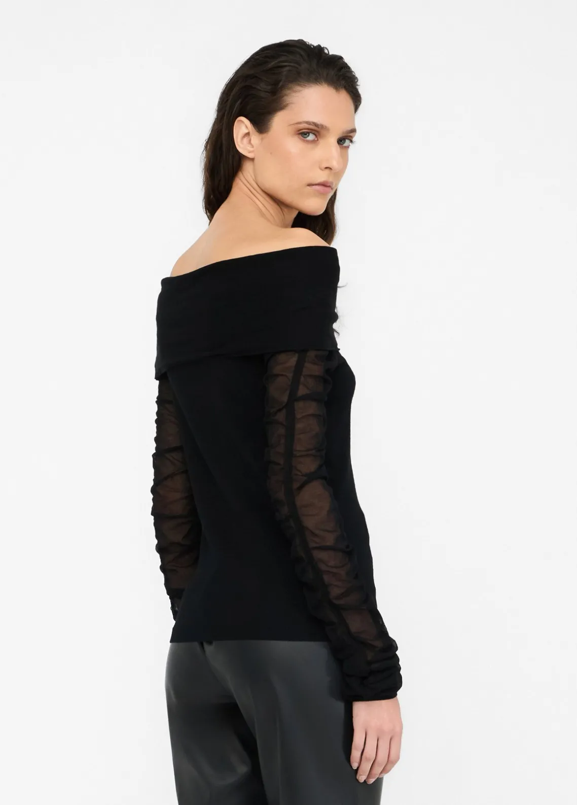 Liu Jo Jersey con escote bardot-Mujer Cárdigans Y Jerséis