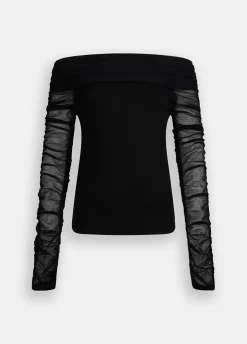 Liu Jo Jersey con escote bardot-Mujer Cárdigans Y Jerséis