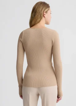 Liu Jo Jersey con escote de pico-Mujer Cárdigans Y Jerséis