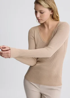 Liu Jo Jersey con escote de pico-Mujer Cárdigans Y Jerséis