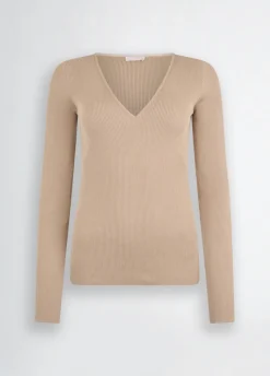 Liu Jo Jersey con escote de pico-Mujer Cárdigans Y Jerséis