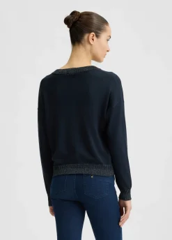 Liu Jo Jersey con escote de pico-Mujer Cárdigans Y Jerséis