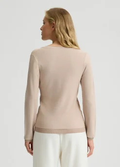 Liu Jo Jersey con escote de pico-Mujer Ropa Deportiva|Cárdigans Y Jerséis