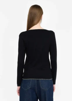 Liu Jo Jersey con escote de pico-Mujer Cárdigans Y Jerséis