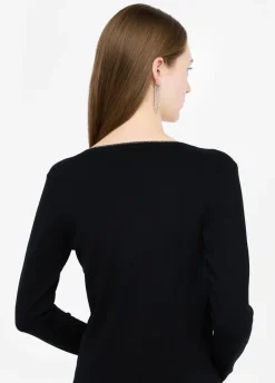 Liu Jo Jersey con escote de pico-Mujer Cárdigans Y Jerséis
